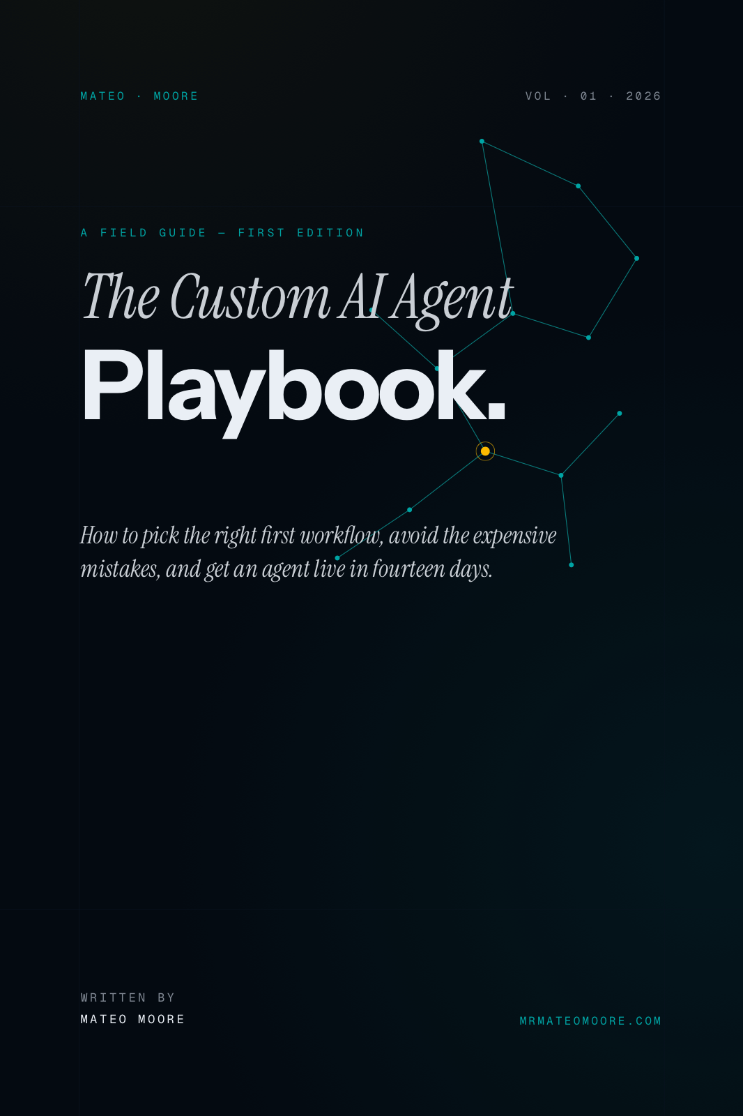 The Custom AI Agent Playbook — cover preview